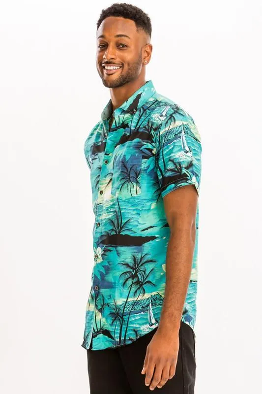 Mens Size Small Hawaiian Shirt