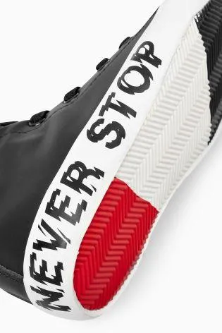 Next Older Boys Black Baseball Boots