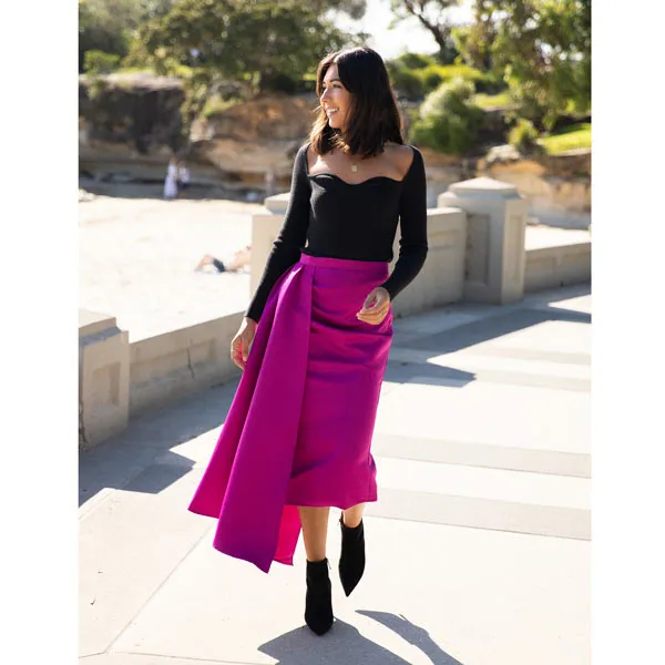 Noura Black | Stiletto ankle boot