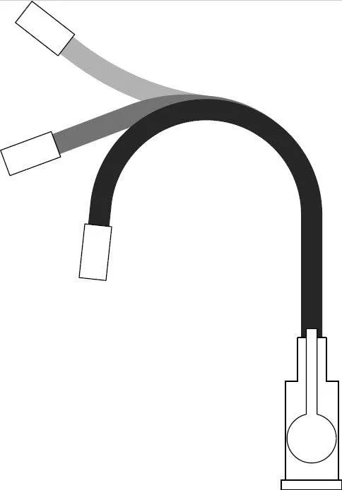 Quadron Maggie Stretch kitchen tap, Matte Black