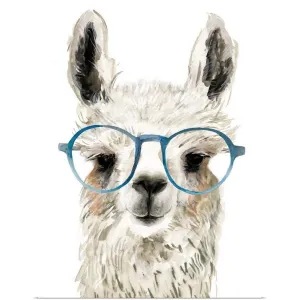 "Calculating Llama I" Poster Print
