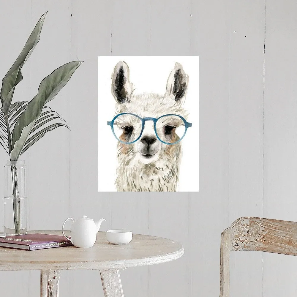 "Calculating Llama I" Poster Print
