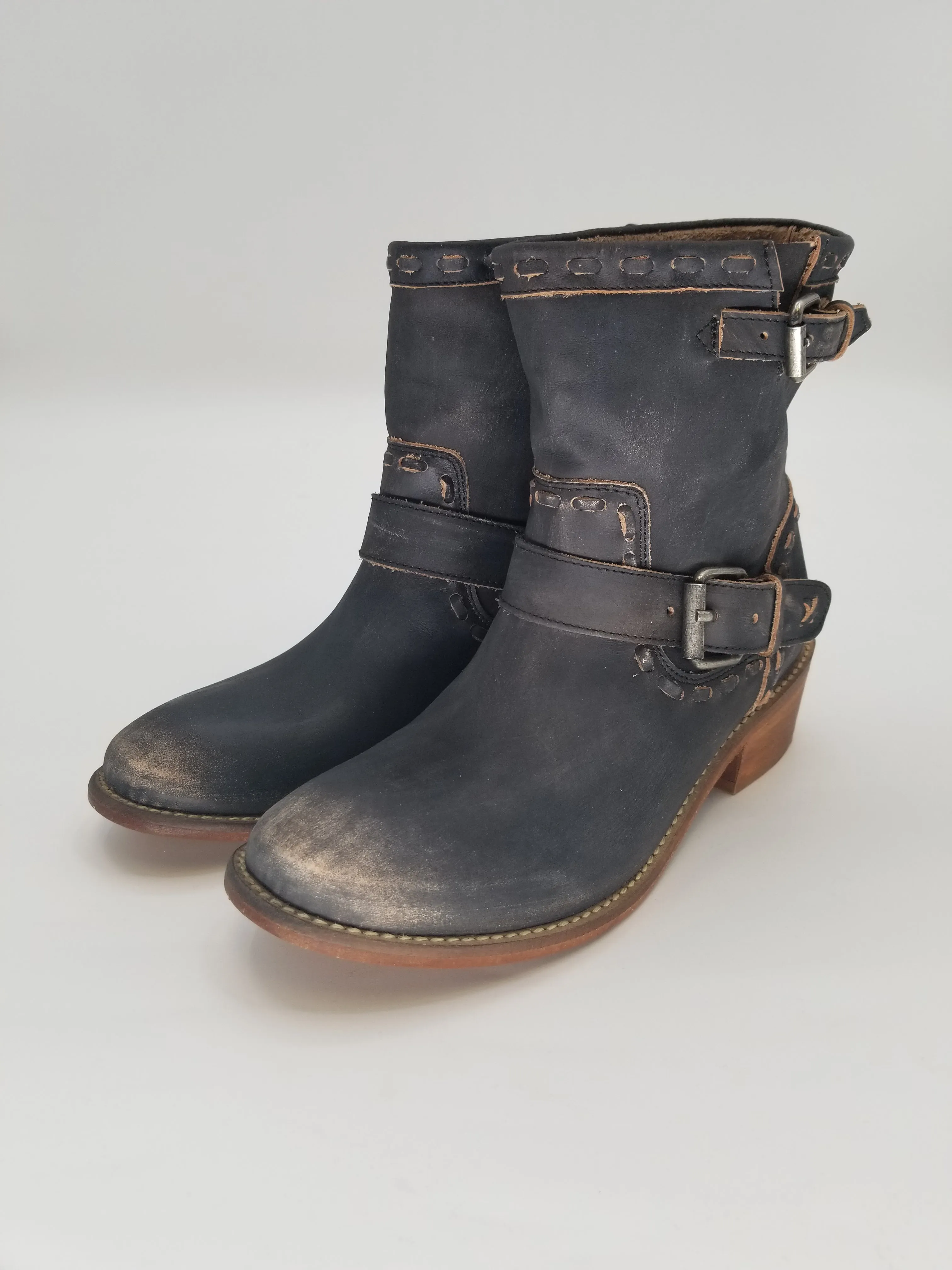 Rebel Leather Bootie