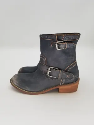 Rebel Leather Bootie