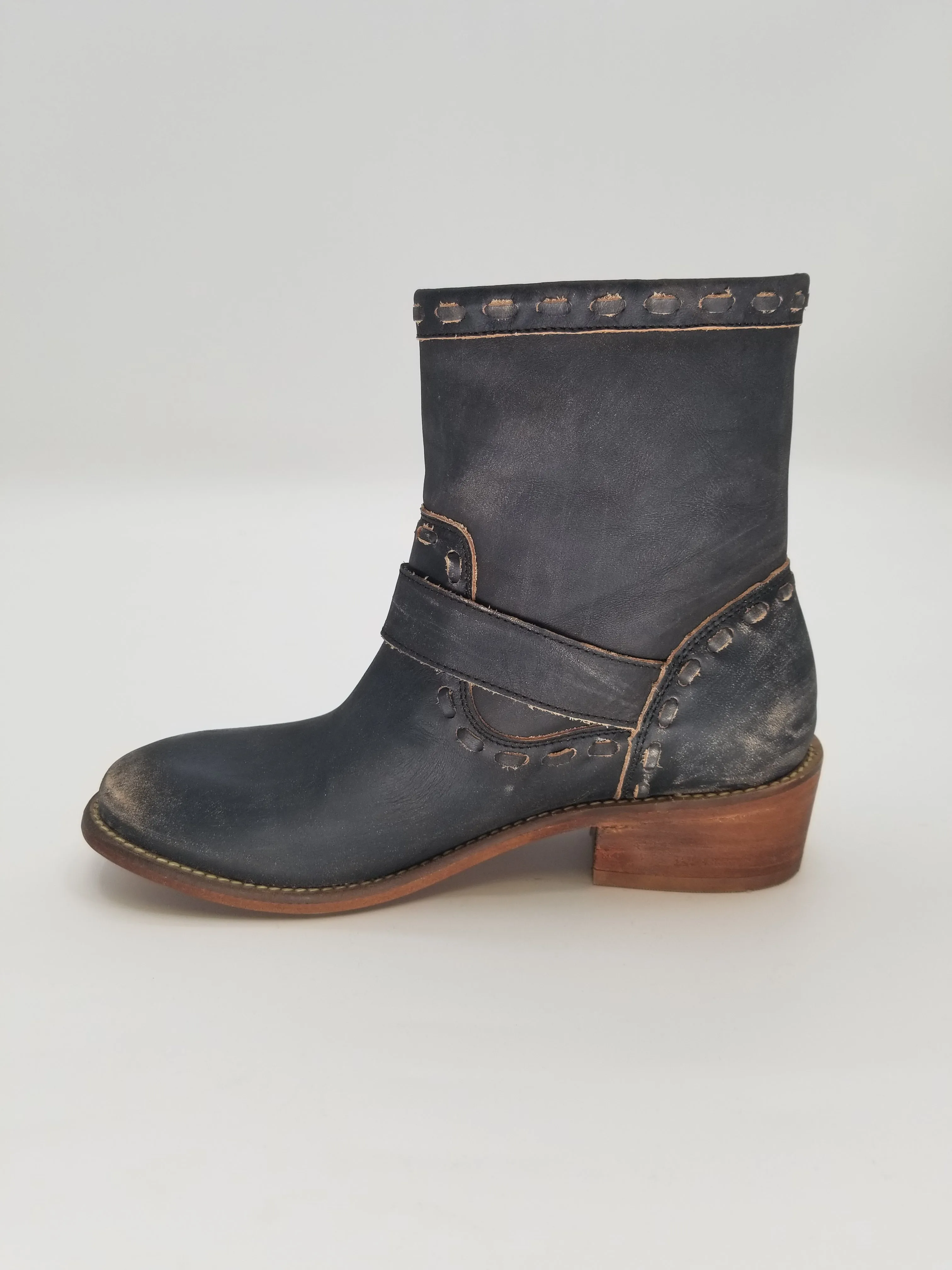 Rebel Leather Bootie