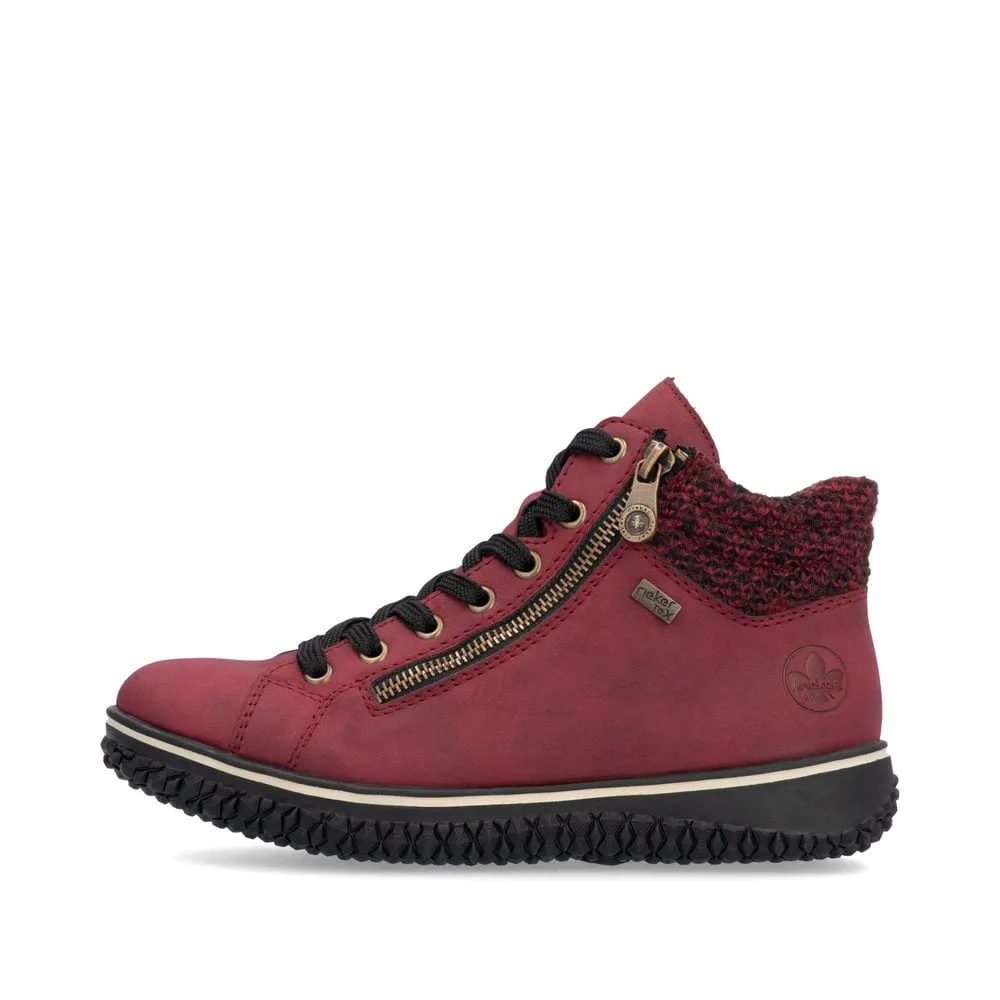 Rieker Z4263 Ladies Boots Red