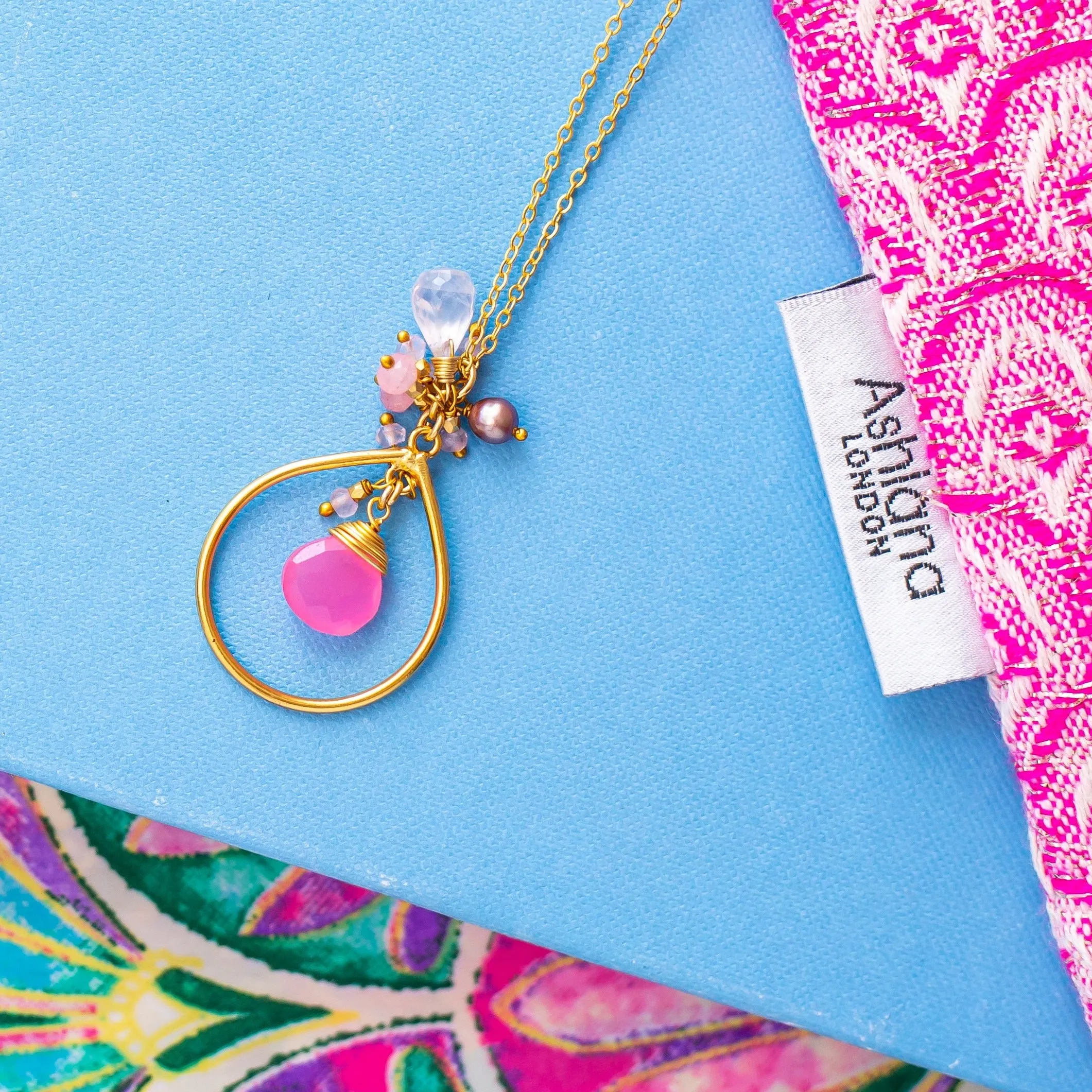 Robin Necklace Pink