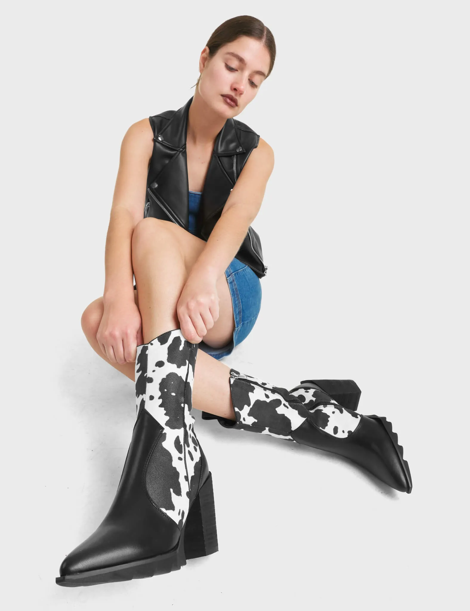 Seen Before Western Ankle Boots