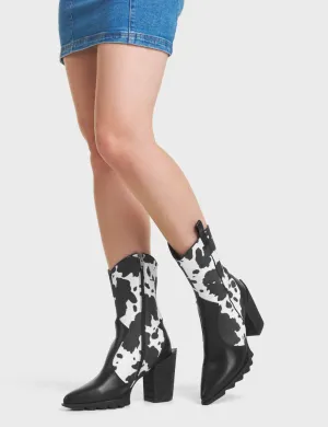 Seen Before Western Ankle Boots