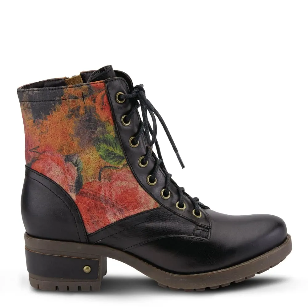 Spring Step Shoes L'Artiste Marty Women's Floral Boots