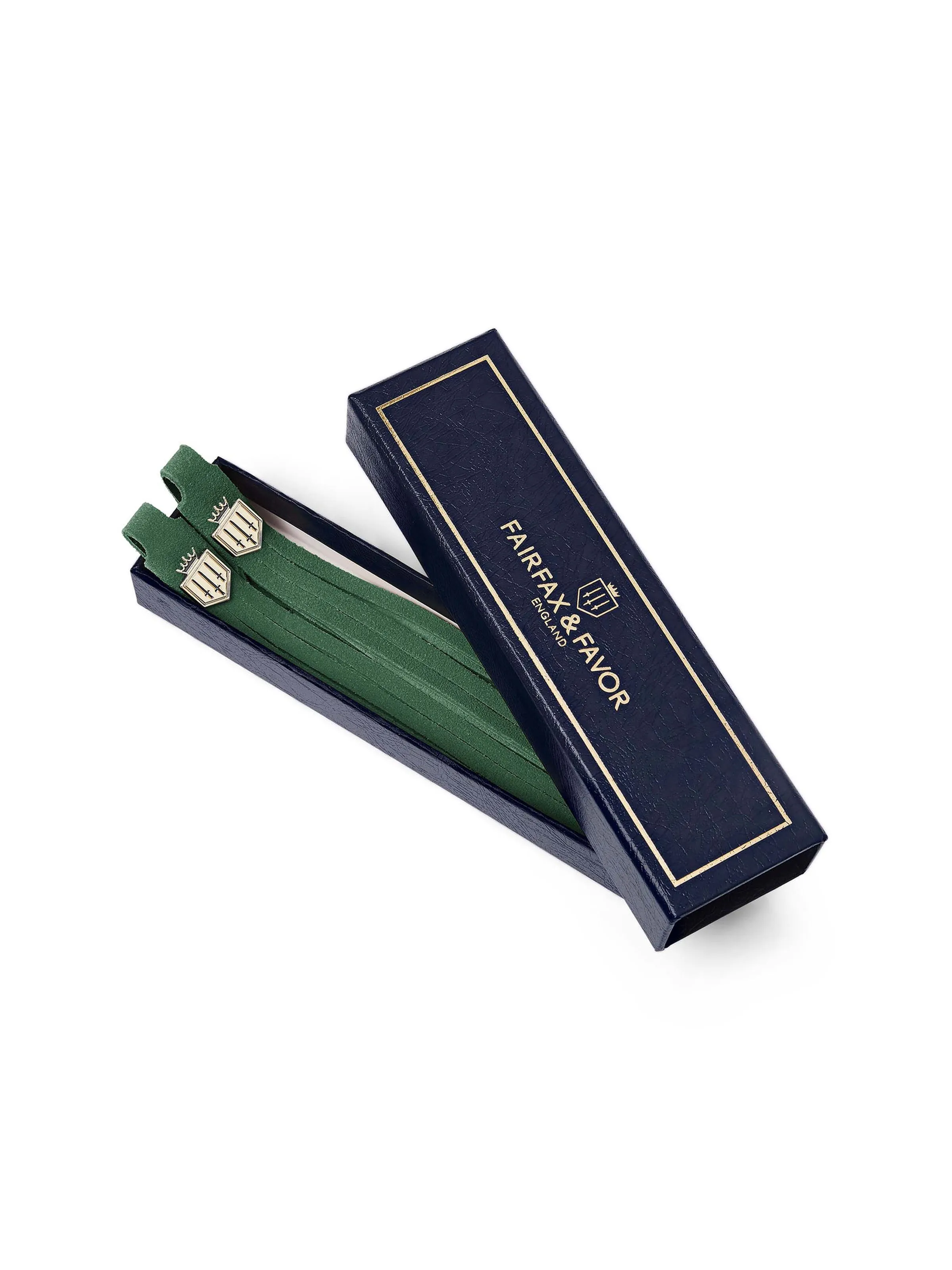 Suede Boot Tassels - Emerald Green