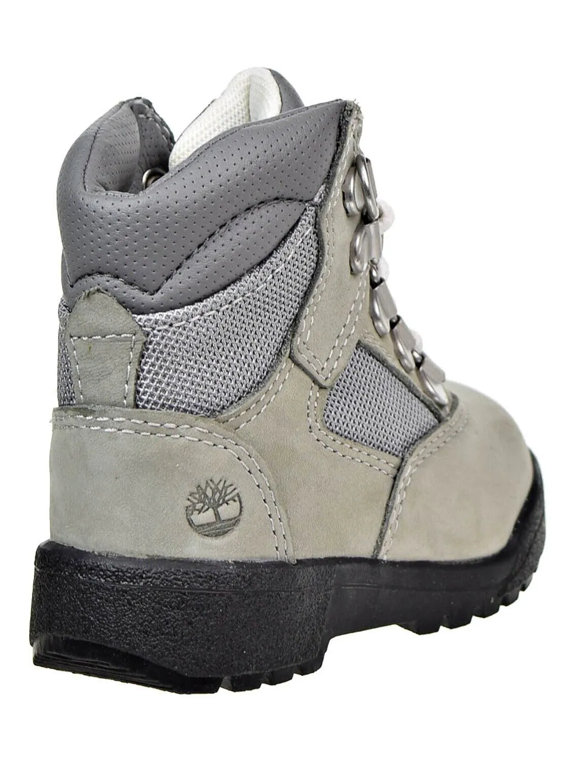 Timberland TB0A1LVE Toddler Boys Light Gray & Black 6 Inch Field Boots HS2698