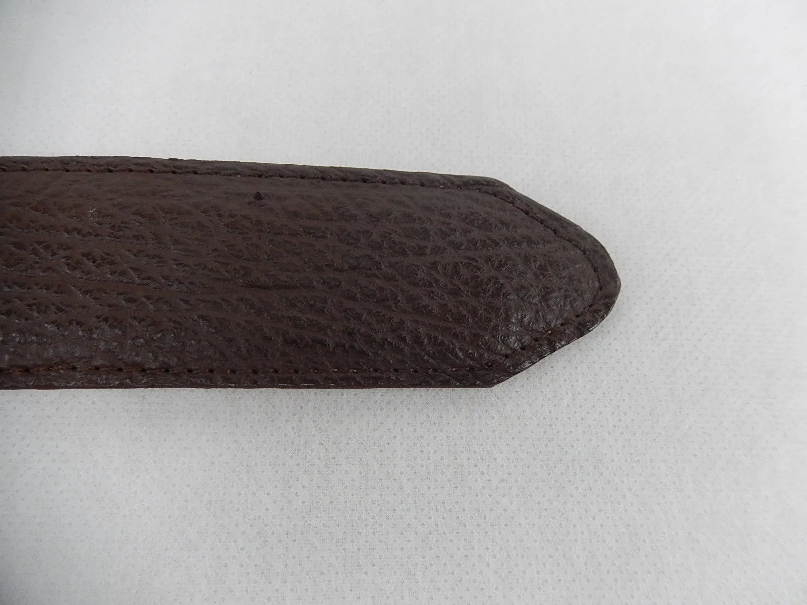 Wild West Boots Chocolate Shark Skin Belt