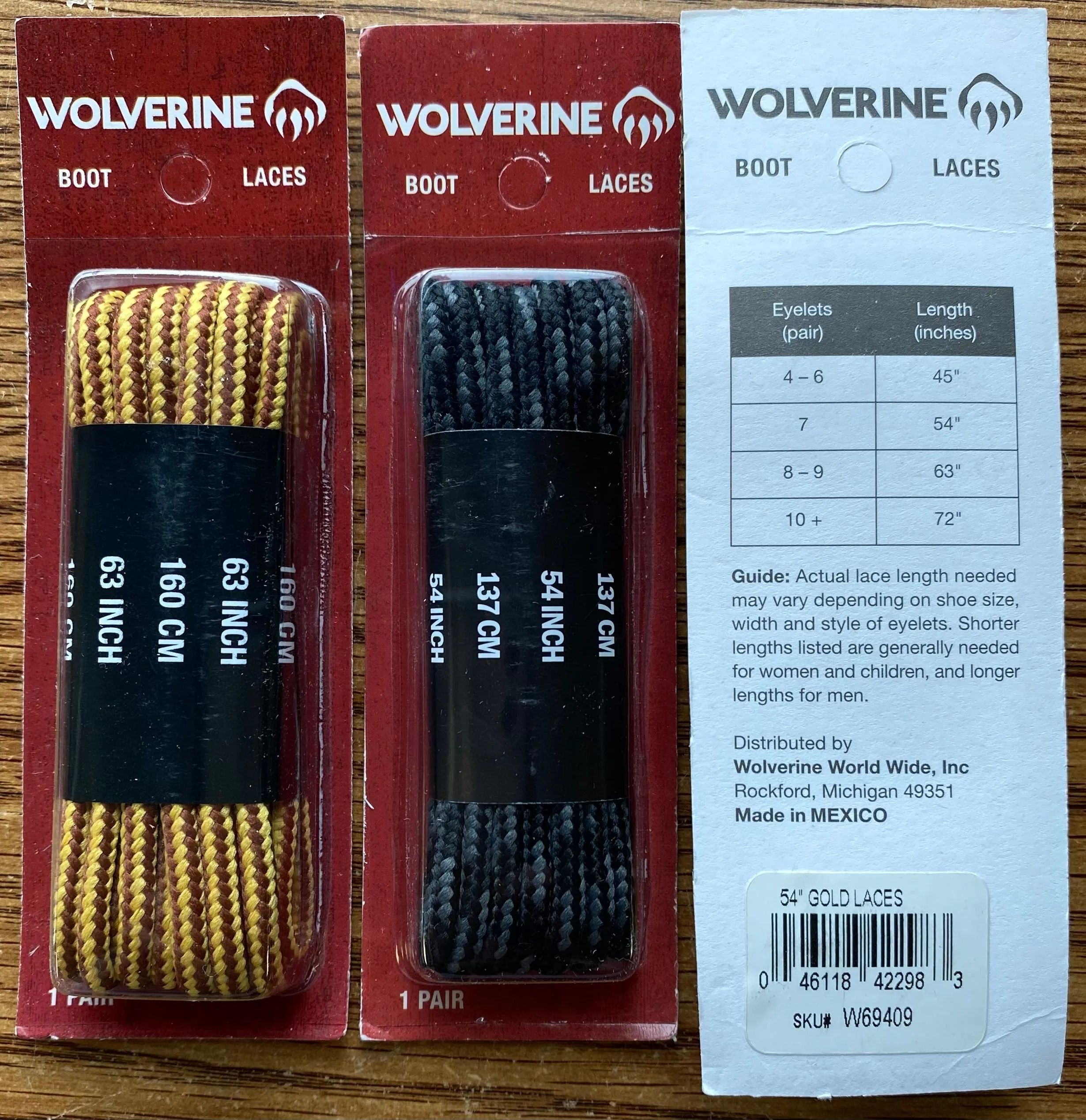 Wolverine Boot Laces