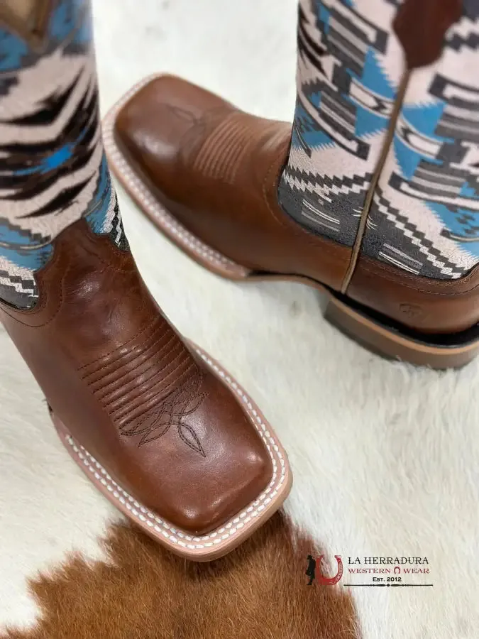 WOMENS ARIAT FRONTIER CHIMAYO DARK CHOCOLATE/RIO ARRIBA TURQUOISE