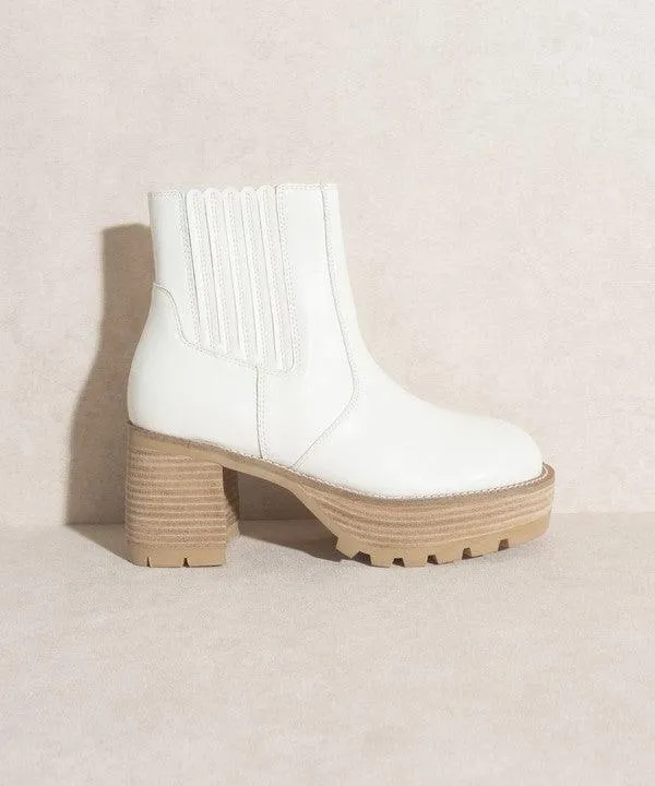 Womens Shoes Style No. Aubrey - Platform Paneled Boots