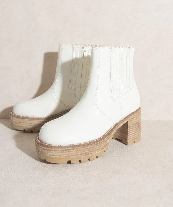 Womens Shoes Style No. Aubrey - Platform Paneled Boots