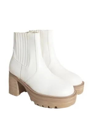 Womens Shoes Style No. Aubrey - Platform Paneled Boots