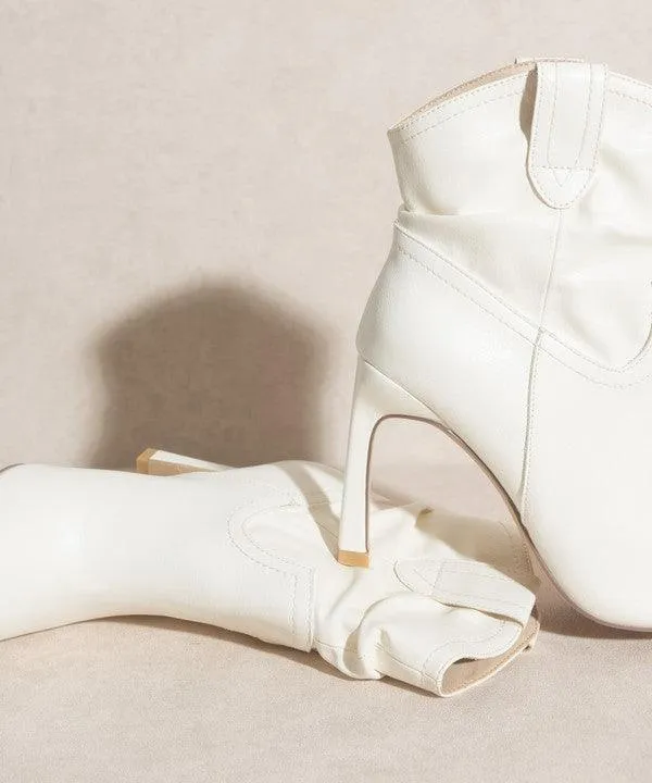 Womens Shoes Style No. Kate - Slim Heel Boots