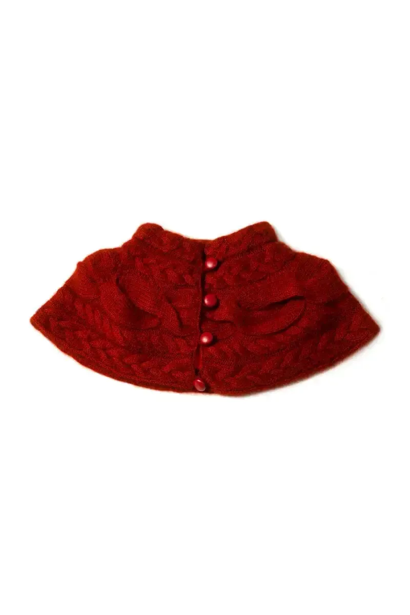 Yesabella Woman Qiviuk Cape, Qiviut, Merino & Silk