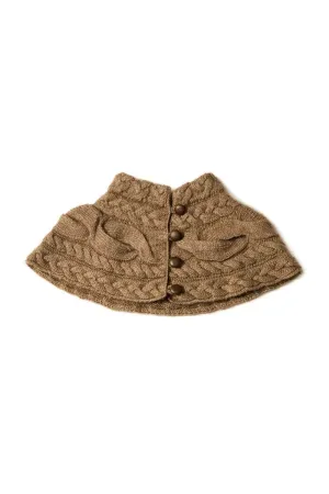 Yesabella Woman Qiviuk Cape, Qiviut, Merino & Silk
